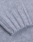 Drumohr Cashmere Tre Fili Girocollo Grigio Medio