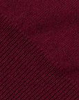 William Lockie Oxton Cashmere V-Neck Damson