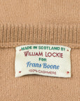 William Lockie Oxton Cashmere Crew Neck Camel