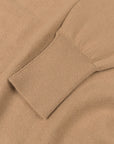 William Lockie Oxton Cashmere Crew Neck Camel