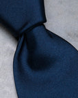 Finamore Anversa tie untipped plain tie blu