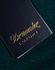Drumohr Luxury 30G Cashmere Polo Verde Bottiglia