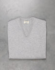 William Lockie Oxton Cashmere V-Neck Brume