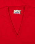 William Lockie Oxton Cashmere V-Neck Cardinal