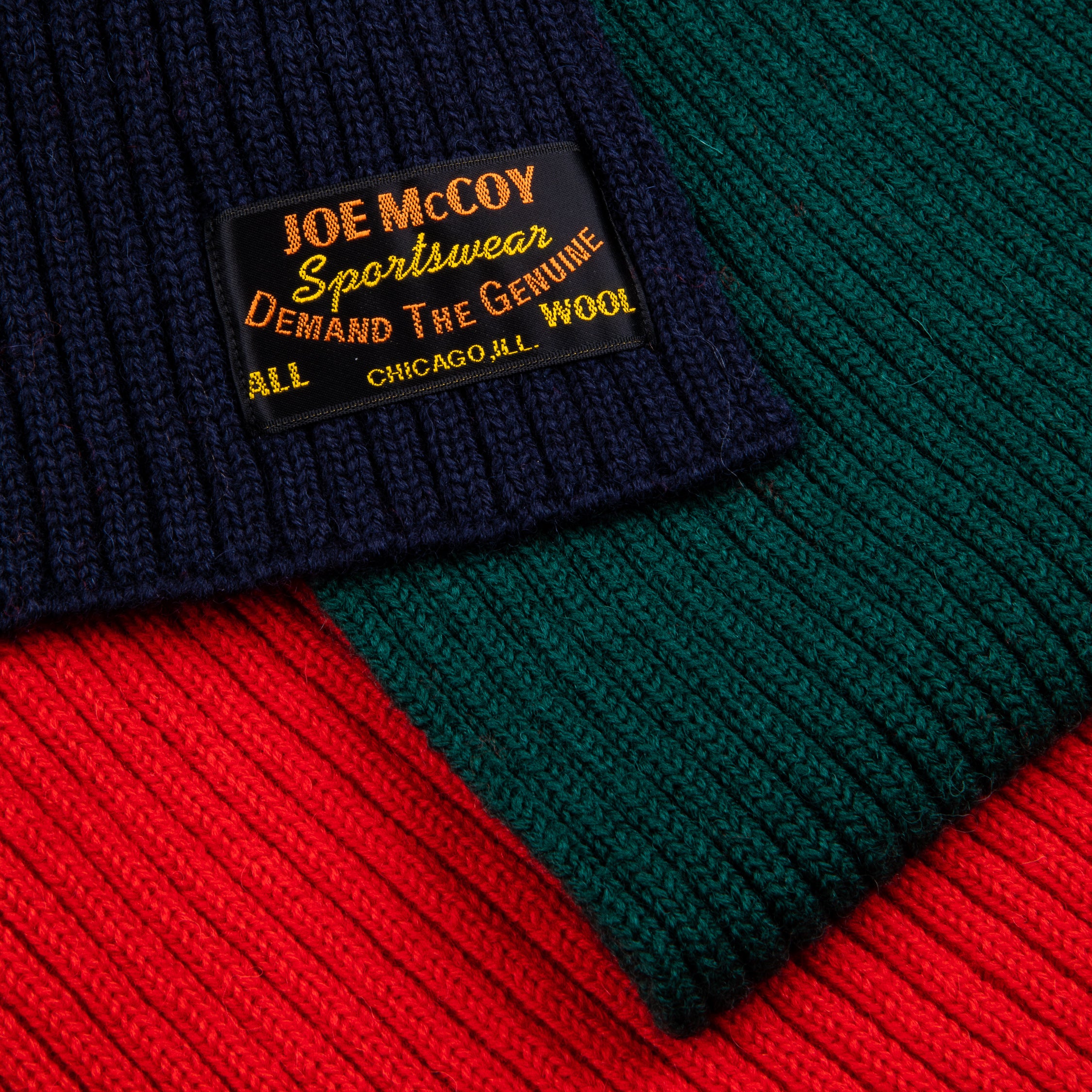 The Real McCoy's Multicolor Campus Scarf