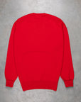 William Lockie Oxton Cashmere V-Neck Cardinal
