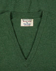 William Lockie Oxton Cashmere V-Neck Serpentine