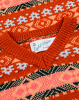 The Real McCoy's Fair Isle Sweater Orange
