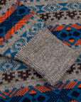 The Real McCoy's Fair Isle Sweater Gray