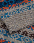 The Real McCoy's Fair Isle Sweater Gray