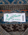 The Real McCoy's Fair Isle Sweater Gray