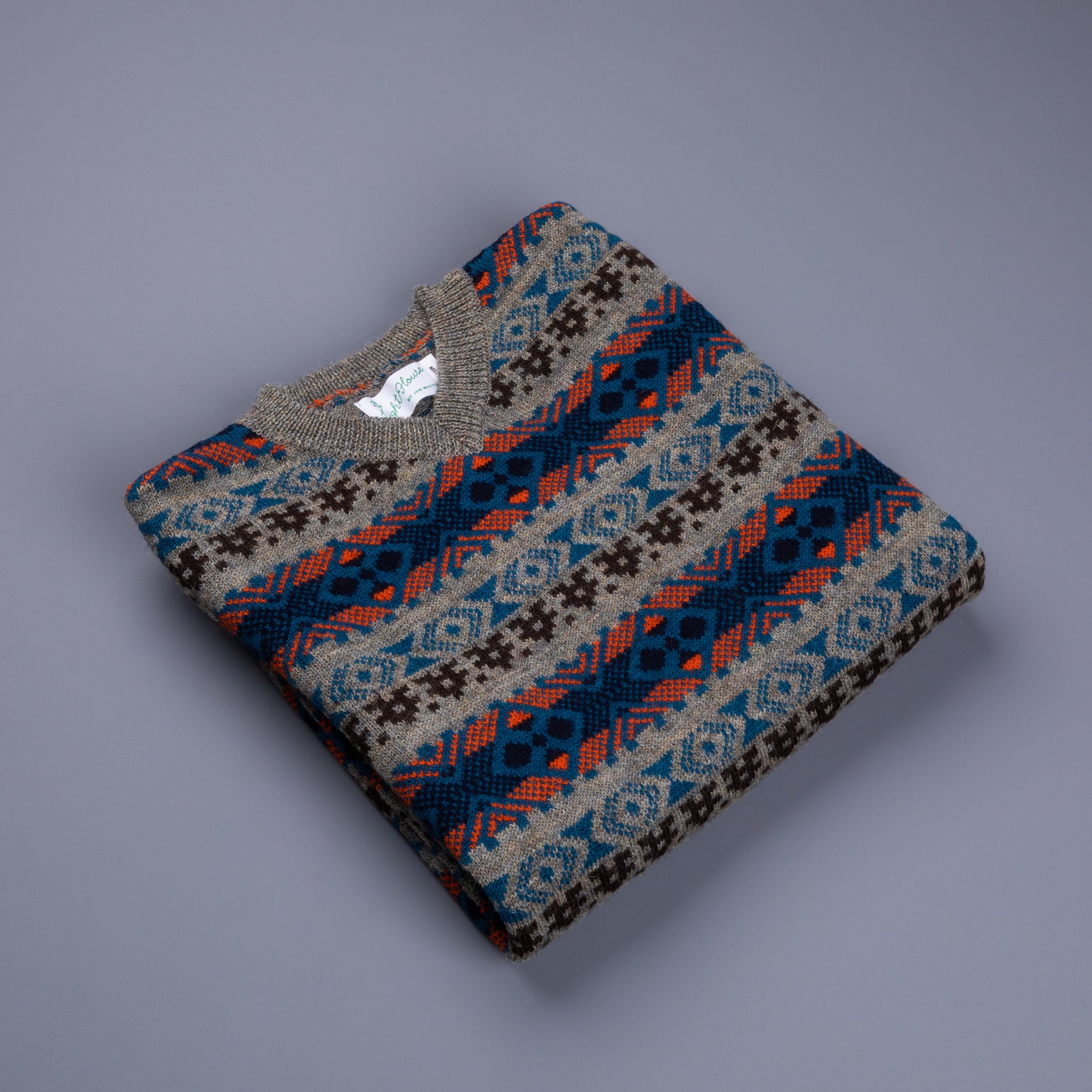 Authentic fair isle sweater top