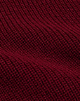 The Real McCoy's Fisherman's Turtle Neck Sweater Maroon