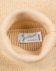 The Real McCoy's Fisherman's Turtle Neck Sweater Ecru