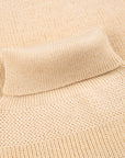 The Real McCoy's Fisherman's Turtle Neck Sweater Ecru