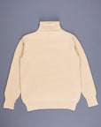 The Real McCoy's Fisherman's Turtle Neck Sweater Ecru