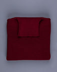 The Real McCoy's Fisherman's Turtle Neck Sweater Maroon