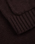 William Lockie x Frans Boone Alain 3-Pocket Cardigan Lambswool Ebony