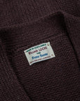 William Lockie x Frans Boone Alain 3-Pocket Cardigan Lambswool Ebony