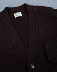 William Lockie x Frans Boone Alain 3-Pocket Cardigan Lambswool Ebony