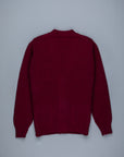 William Lockie x Frans Boone Alain 3-Pocket Cardigan Lambswool Bordeaux