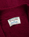 William Lockie x Frans Boone Alain 3-Pocket Cardigan Lambswool Bordeaux