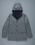 Kired Wang Reversible Coat Grigio - Navy Gessato