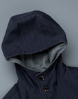 Kired Wang Reversible Coat Grigio - Navy Gessato