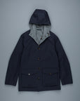 Kired Wang Reversible Coat Grigio - Navy Gessato