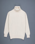 William Lockie x Frans Boone Tip Super Geelong Roll Neck Ivory