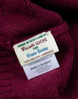 William Lockie x Frans Boone Tip Super Geelong Roll Neck Damson