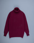 William Lockie x Frans Boone Tip Super Geelong Roll Neck Damson