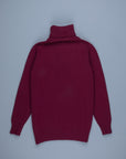 William Lockie x Frans Boone Tip Super Geelong Roll Neck Damson