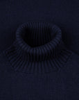 William Lockie x Frans Boone Tip Super Geelong Roll Neck Dark Navy