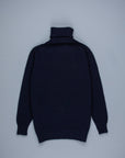 William Lockie x Frans Boone Tip Super Geelong Roll Neck Dark Navy