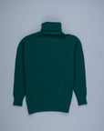 William Lockie x Frans Boone Tip Super Geelong Roll Neck Tartan Green