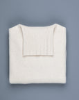 William Lockie x Frans Boone Tip Super Geelong Roll Neck Ivory