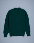 William Lockie x Frans Boone Alain 3-Pocket Cardigan Lambswool Tartan Green