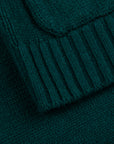 William Lockie x Frans Boone Alain 3-Pocket Cardigan Lambswool Tartan Green