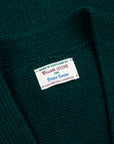 William Lockie x Frans Boone Alain 3-Pocket Cardigan Lambswool Tartan Green