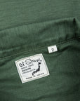 Orslow US army shirt back satin green