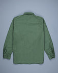 Orslow US army shirt back satin green