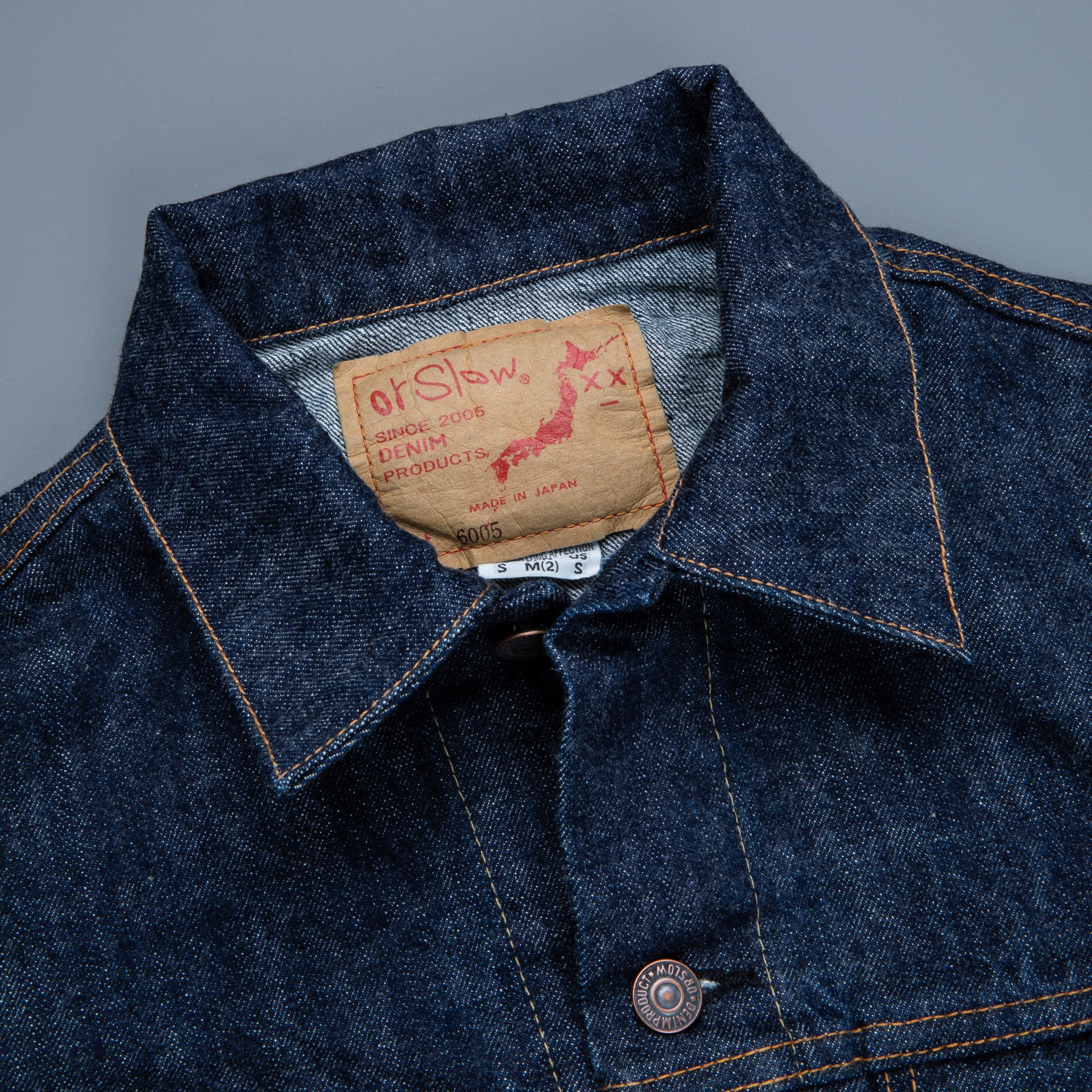 Orslow denim trucker jacket one wash – Frans Boone Store