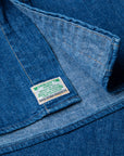 OrSlow Button Down denim shirt 2 year wash