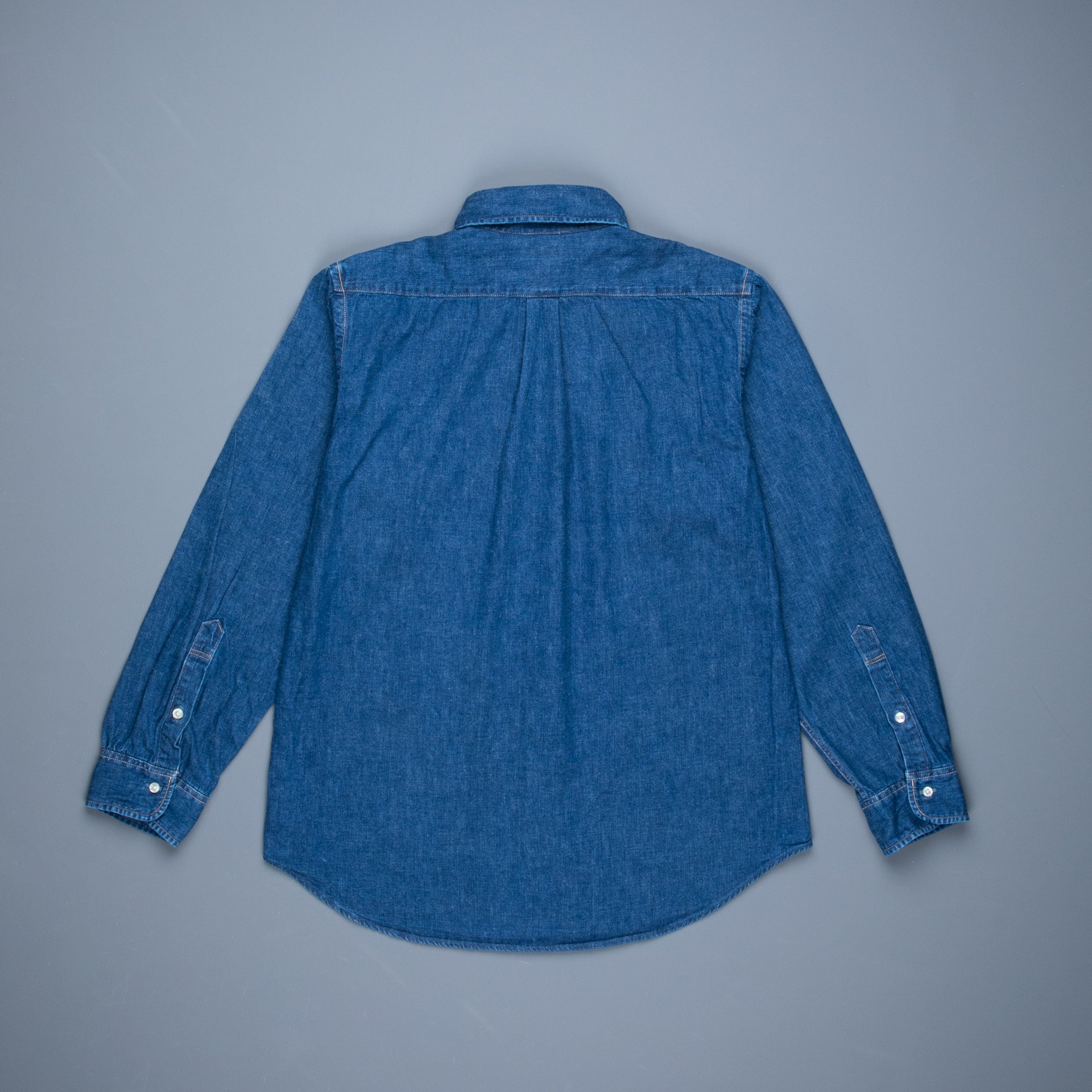 OrSlow Button Down denim shirt 2 year wash