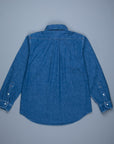 OrSlow Button Down denim shirt 2 year wash