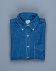 OrSlow Button Down denim shirt 2 year wash