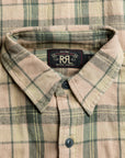 RRL Farrell Dusty Rose Flannel Shirt