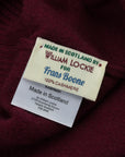 William Lockie x Frans Boone Oxton Cashmere Dolcevita Damson