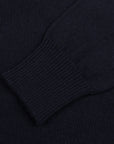 William Lockie x Frans Boone Oxton Cashmere Dolcevita Dark Navy